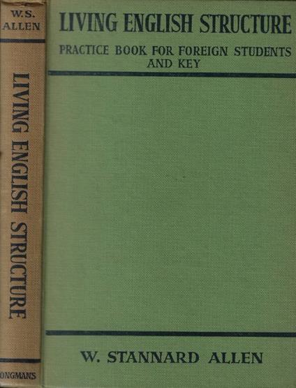 Living english structure - W. Stannard Allen - copertina