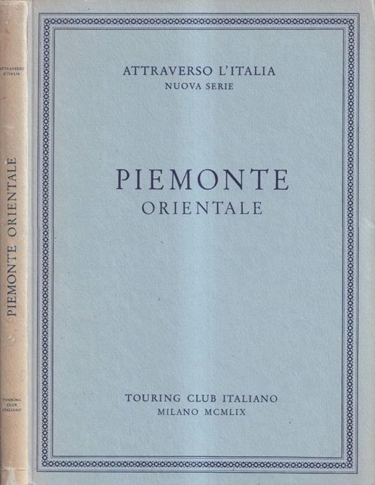 Piemonte orientale - copertina