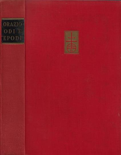 Le Odi - Il Carme Secolare - Gli Epodi - Q. Flacco Orazio - copertina