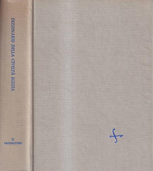 Dizionario della civiltà egizia - copertina