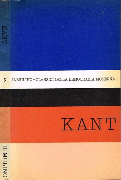 Antologia degli scritti politico di Emanuele Kant - copertina