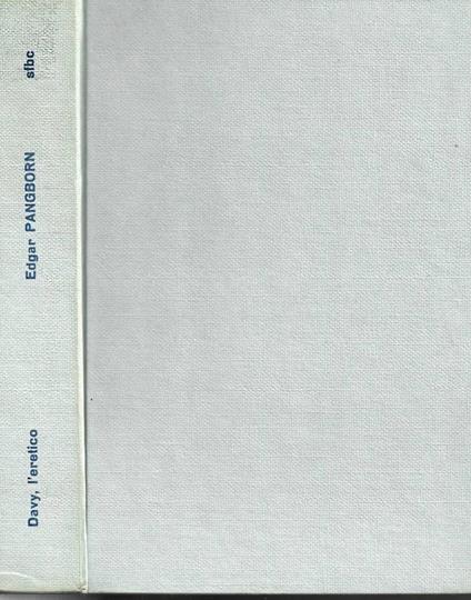 Davy, l'eretico - Edgar Pangborn - copertina