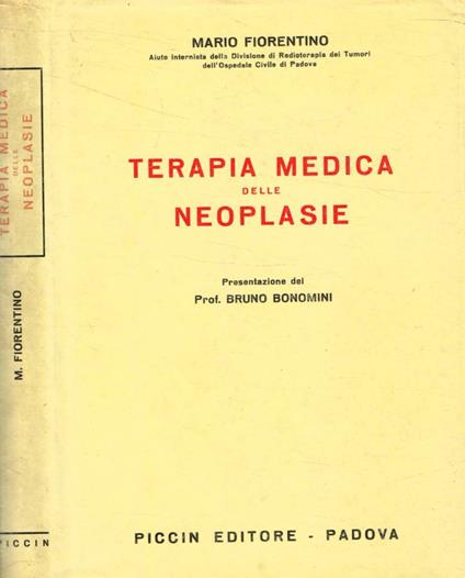 Terapia medica delle neoplasie - Mario Fiorentino - copertina