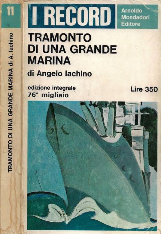Tramonto di una grande Marina - Angelo Iachino - copertina