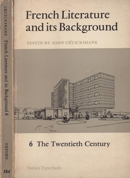 French literature and its background 6 - copertina