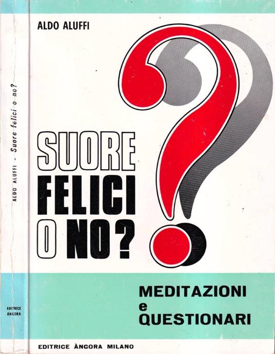 Suore felici o no? - Aldo Aluffi - copertina