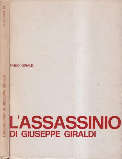 L' assassinio di Giuseppe Giraldi - copertina