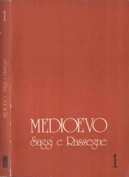 Medioevo. Saggi e rassegne 1 - copertina