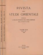 Rivista degli studi orientali anno 1975, vol XLIX, fasc I-II, III-IV