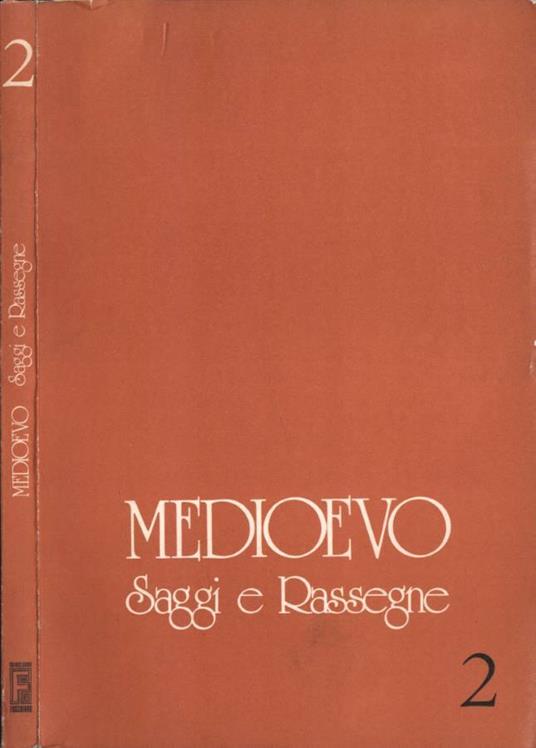 Medioevo. Saggi e rassegne 2 - copertina