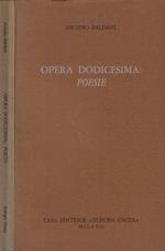 Opera dodicesima: poesie