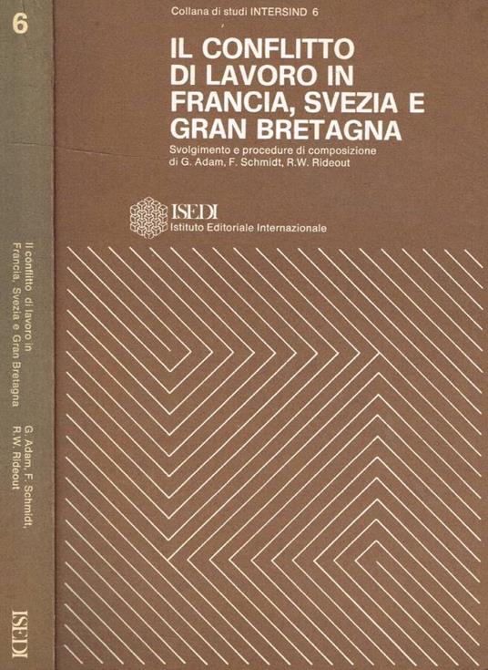 Il conflitto di lavoro in Francia, Svezia e Gran Bretagna - copertina