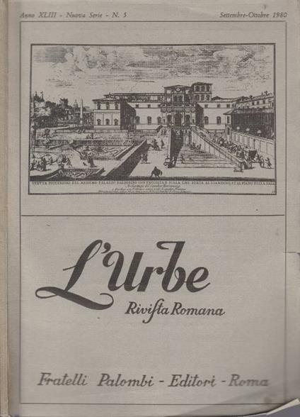 L' Urbe anno XLIII, num 5, nuova serie, 1980 - copertina