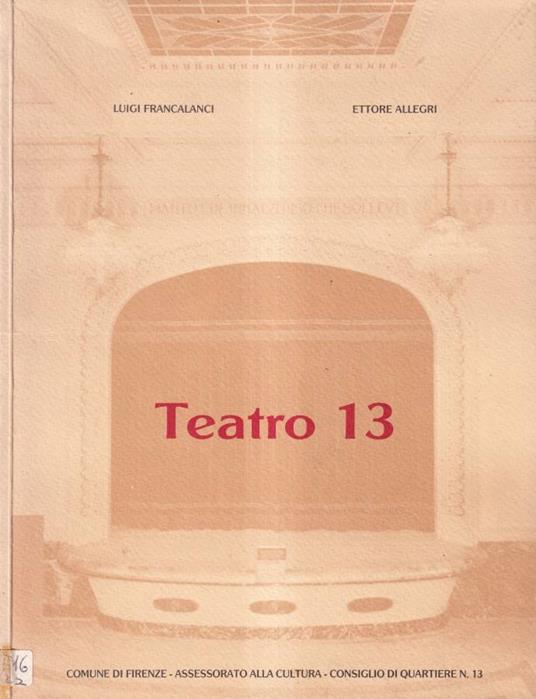 Teatro 13 - copertina