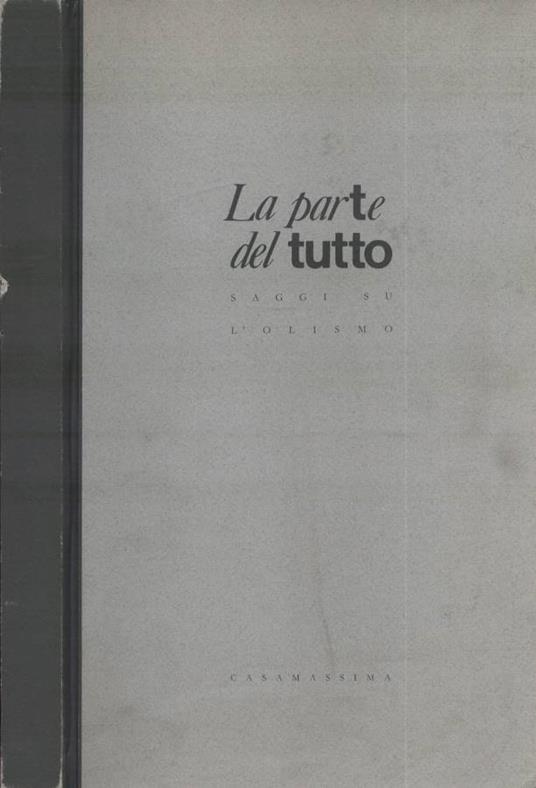La parte del tutto - copertina