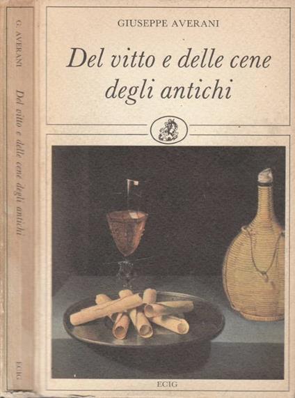 Del vitto e delle cene degli antichi - copertina