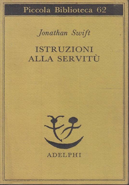 Istruzioni alla servitù - Jonathan Swift - copertina