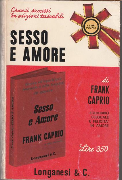Sesso e amore - Frank S. Caprio - copertina