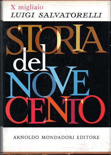 Storia del Novecento - Luigi Salvatorelli - copertina
