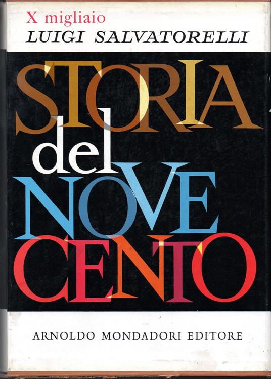 Storia del Novecento - Luigi Salvatorelli - copertina
