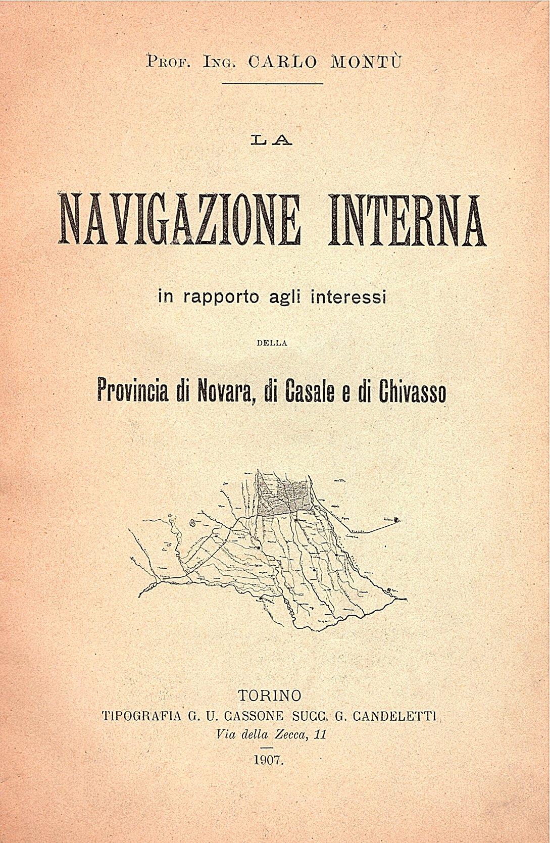 navigazione interna in rapporto agli interessi della Provincia di Novara
