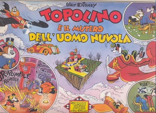 Topolino E Il Mistero Dell'Uomo Nuvola - Walt Disney - copertina