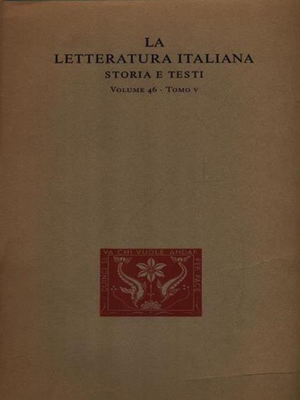 Illuministi Italiani Tomo V - copertina