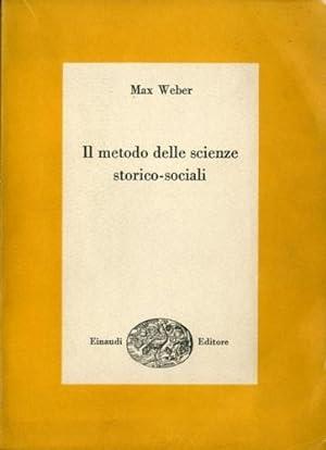 Metodo Delle Scienze Sociali - Weber - copertina