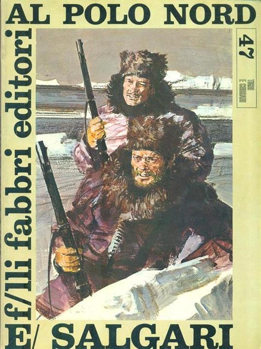 Al Polo Nord - Emilio Salgari - copertina