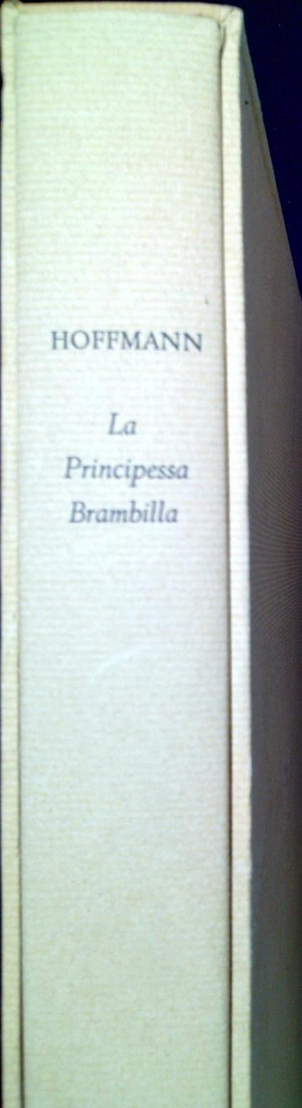 Principessa Brambilla - Ernst T. Hoffmann - copertina