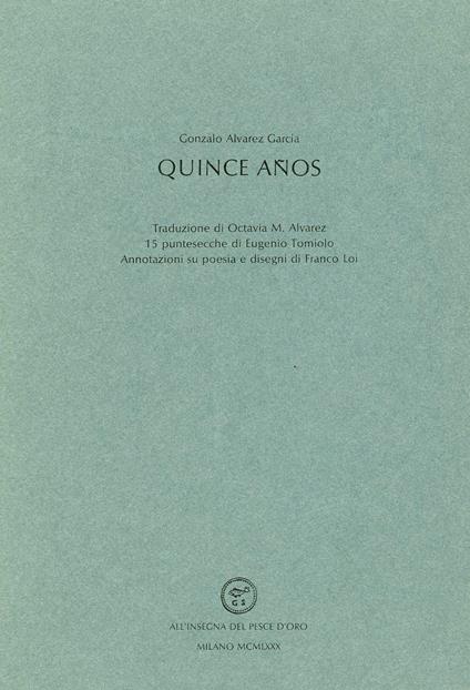 Quince Anos - Gonzalo Alvarez García - copertina