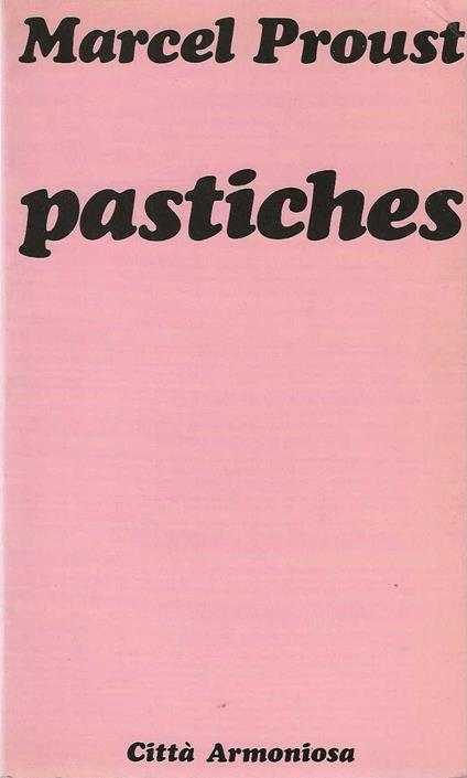 Pastiches - Marcel Proust - copertina
