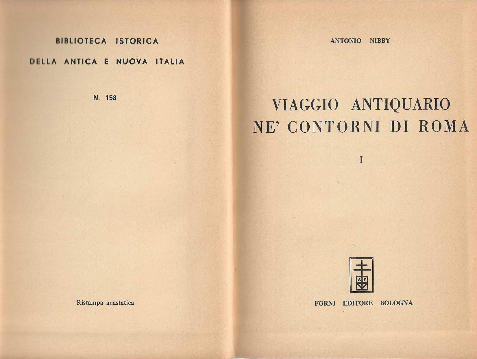 Viaggio Antiquario ne' contorni di Roma