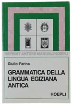 Grammatica Della Lingua Egiziana Antica In Caratteri Geroglifici [Come Nuovo]