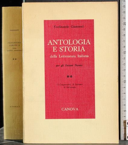 Antologia e storia della Letteratura Italiana. Vol 2 - copertina