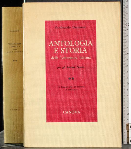 Antologia e storia della Letteratura Italiana. Vol 2 - copertina