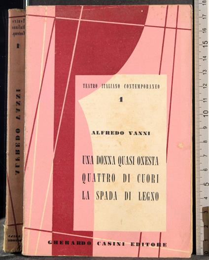 Teatro contemporaneo 1. Una donna quasi onesta. Quat - Vanni - copertina