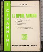 Le opere minori