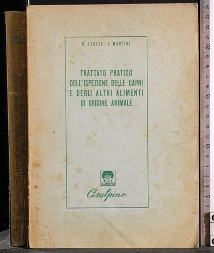 Trattato ispezione delle carni alimenti di origine animale - copertina