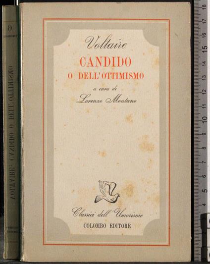 Candido o dell'ottimismo - Voltaire - copertina
