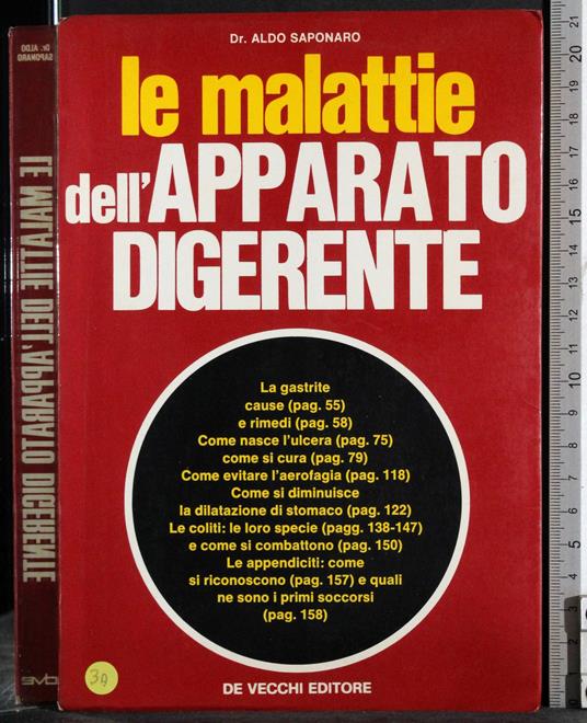 Le malattie dell'apparato digerente - Aldo Saponaro - copertina