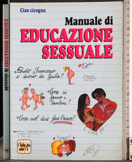Manuale di educazione sessuale - Renzo Zanoni - copertina