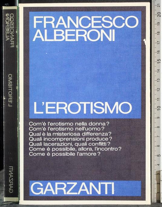 L' erotismo - Francesco Alberoni - copertina