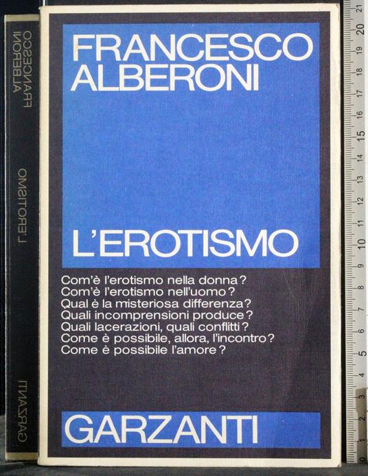 L' erotismo - Francesco Alberoni - copertina