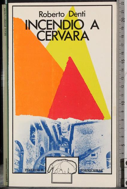 Incendio a Cervara - Roberto Denti - copertina