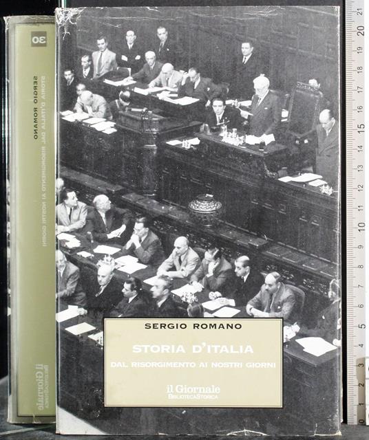 Storia d'Italia dal Risorgimento ai nostri giorni - Sergio Romano - copertina