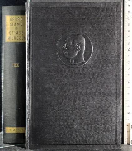 Opera omnia di Benito Mussolini. Vol XXII - copertina