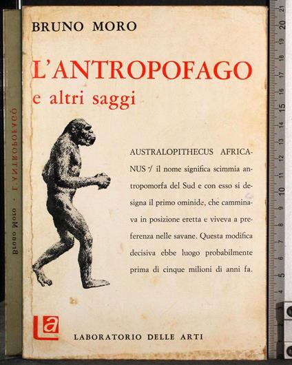 L' antropofago e altri saggi - Bruno Soro - copertina