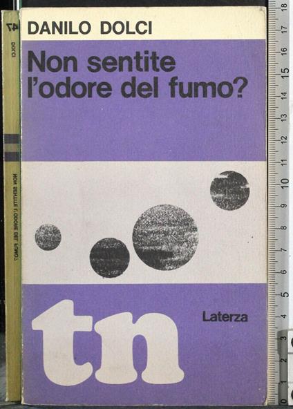 Non sentite l'odore del fumo? - Danilo Dolci - copertina