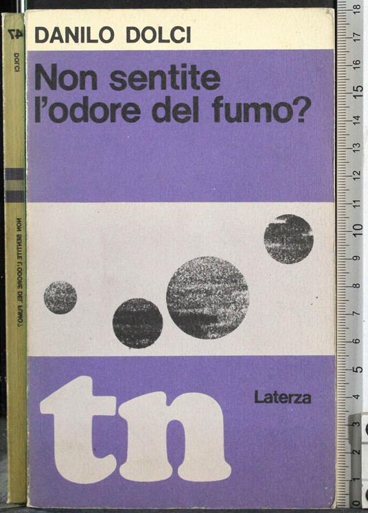 Non sentite l'odore del fumo? - Danilo Dolci - copertina